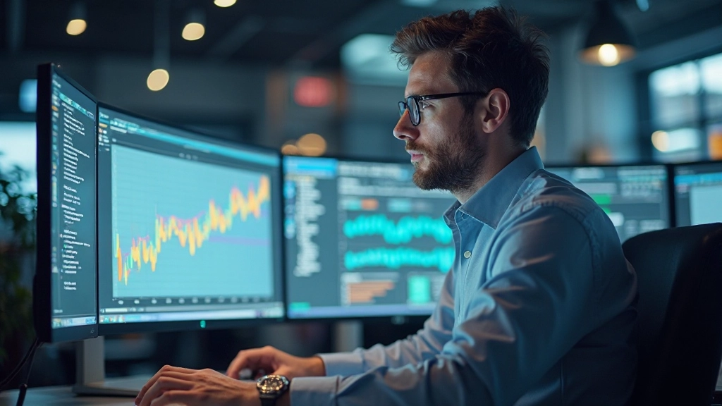 Strategic content planning framework displayed on digital dashboard with analytics charts and user personas